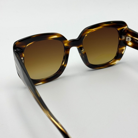 Tom Ford Sunglasses Carla-02 TF1220 55F Havana Square Frame Brown Gradient 52mm main image 4